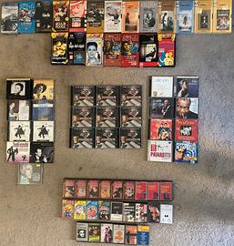 Lotto VHS-CD-DVD-cassette anni 60-70-80-90