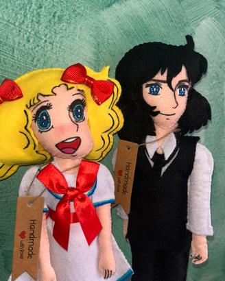 Bamboline di Candy e Terence fatte a mano