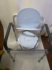 Sedia comoda wc multiuso