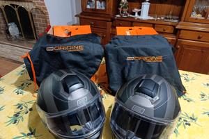 Coppia caschi modulari Origine Delta con interfono