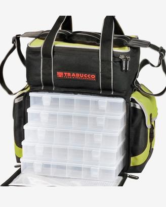 Borsa da pesca con cartellino + fodero portacanne