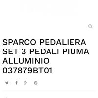 Pedaliera SPARCO set 3 pedali