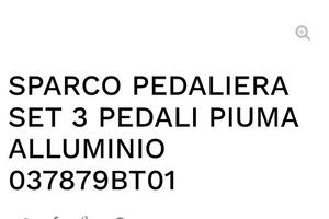 Pedaliera SPARCO set 3 pedali