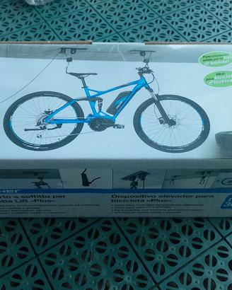 Coppia supporti a soffitto per bici Fischer