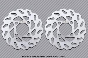 Dischi anteriori YAMAHA YFM RAPTOR 660 R 2001 2005