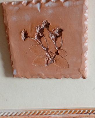 Quadro artistico in argilla firmata  Carla Greco