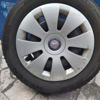 205/60/16 Gomme Antineve cerchio ferro Mercedes