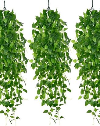3 piante artificiali pendenti Pothos – Vautvis