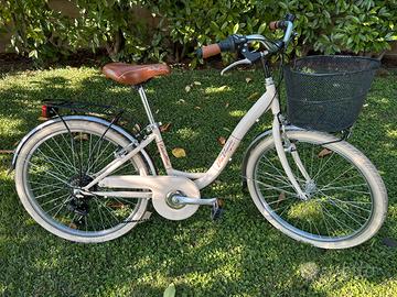 Bici 24 Canellini Via Veneto retro junior panna