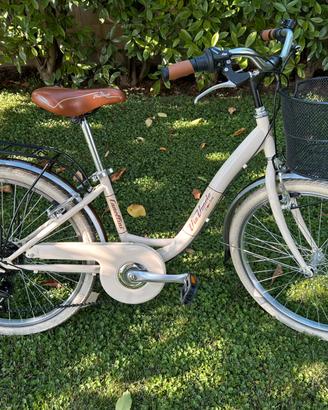 Bici 24 Canellini Via Veneto retro junior panna