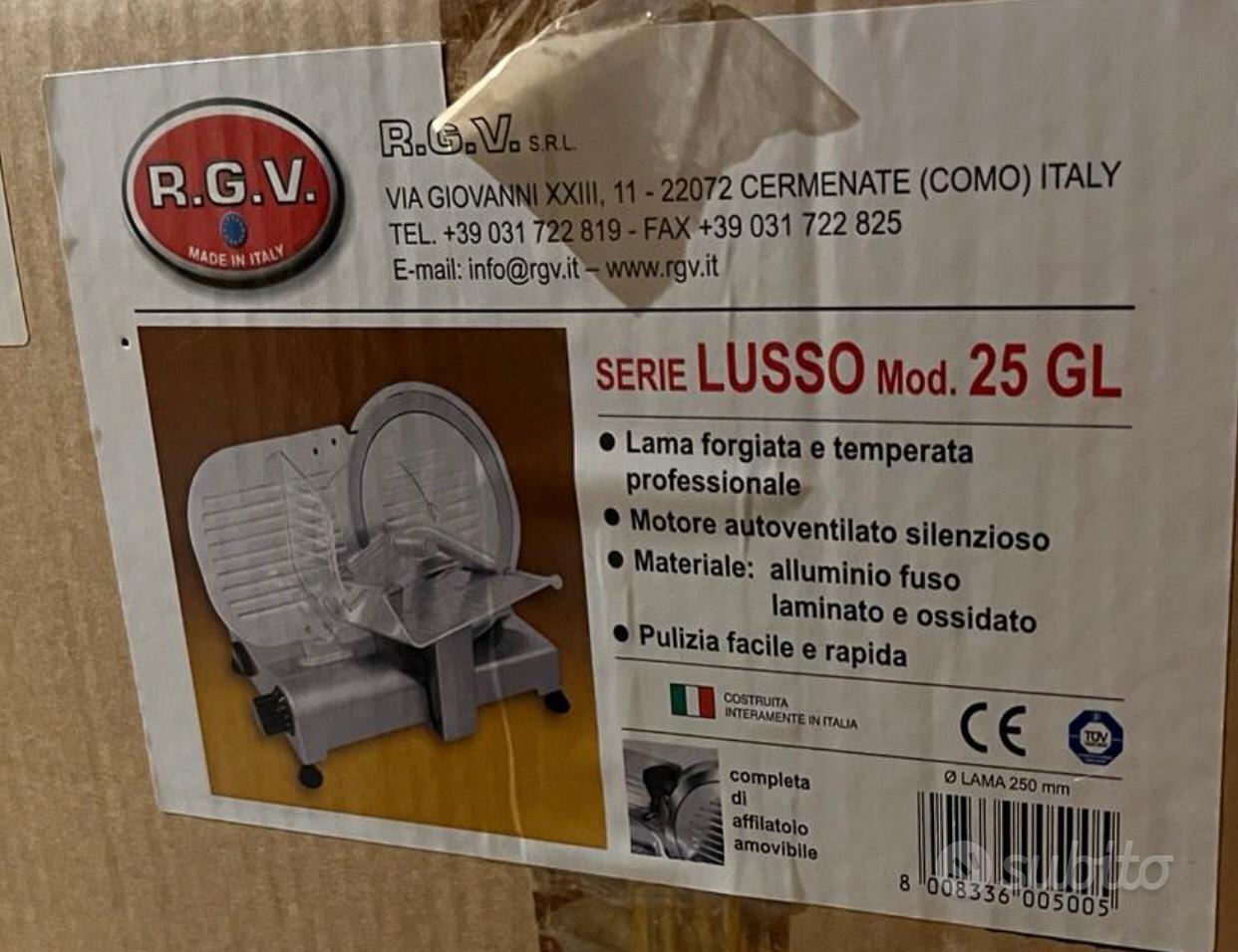 affettatrice rgv serie lusso mod.250 g/a ce professionale