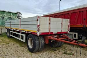 Rimorchio Cardi 2 assi con sponde