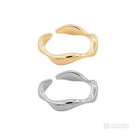Design Irregolare Onda D'oro Impilabile