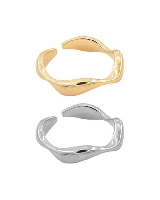 Design Irregolare Onda D'oro Impilabile