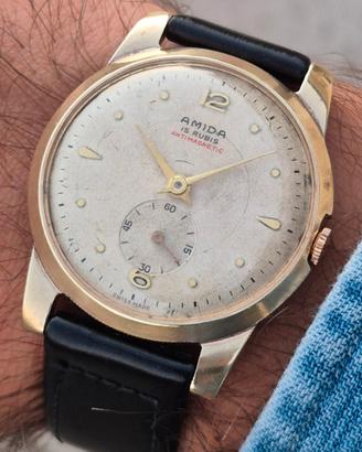 Amida Vintage 15 Rubis Swiss Made Manuale