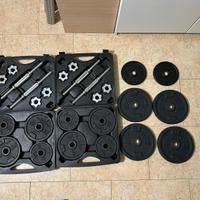 Kit Manubri Regolabili CORENGTH 20kg Pesi Fitness