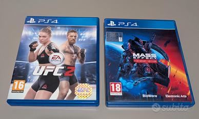 ps4: UFC2 (Mass effect venduto)