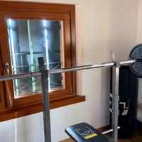 Bilanciere palestra 28mm 180cm per dischi in ghisa