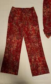 Tailleur Broccato Rosso