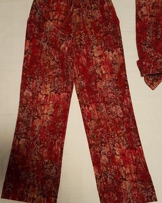 Tailleur Broccato Rosso