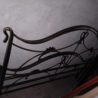letto matrimoniale ferro battuto 