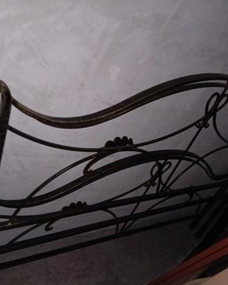 letto matrimoniale ferro battuto 