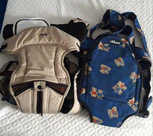 2 marsupi per neonati marca chicco e hauck 