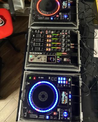 2 lettori Denon SC2900 + mixer Denon DN-X1600