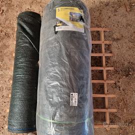 Telo  ombreggiante 100mt x 4mt (h) nuovo 
