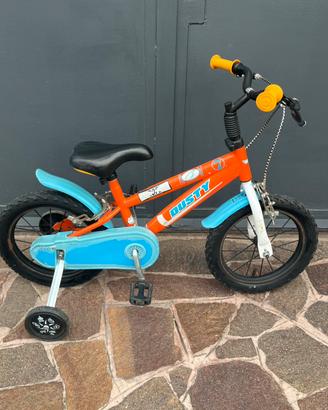 Bicicletta bambini con rotelle ruota 14. In ordine