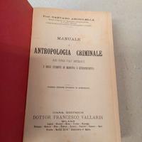 MANUALE DI ANTROPOLOGIA CRIMINALE