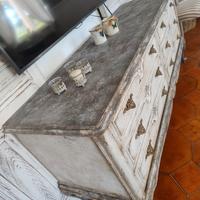 credenza cassettiera stile provenzale shabby 