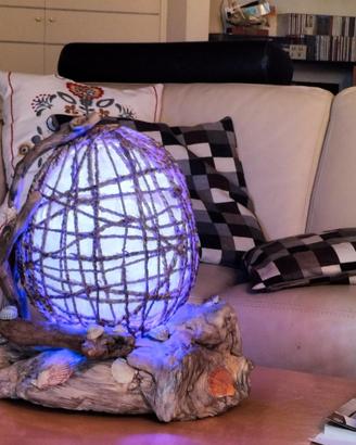 Lampada Mondo Marino led artigianale