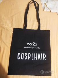 Tote bag borsa sacca donna tela vari colori