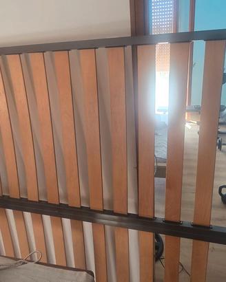 Letto a doghe doppio