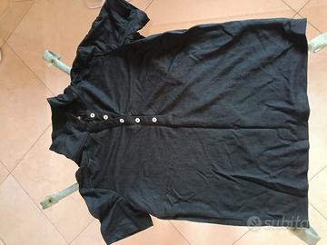 polo maniche corte nera