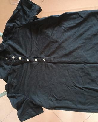 polo maniche corte nera