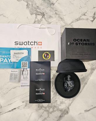 Swatch X Blancpain Fifty Fathoms Ocean of Storms 