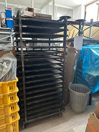 Carrelli porta teglia 40 x 60 per Rotor