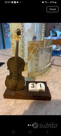 calendario perpetuo da scrivania vintage violino d