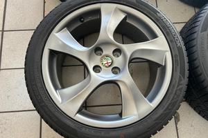 Cerchi in lega 17 originali alfa mito con gomme te
