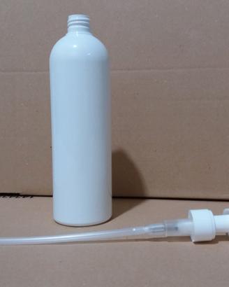Flacone PET Bianco 500 ml con Dispenser