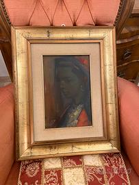 Donna in costume sardo Pulli