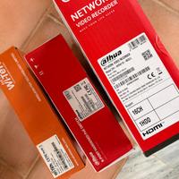 NVR DAHUA 16 ch. + 2 SWITCH 8P + HD 4TB