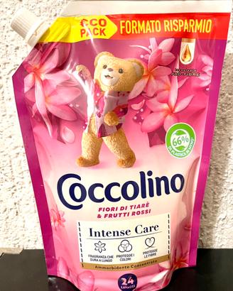 200 pz. Ammorbidente Coccolino Fiori Tiarè 600ml.
