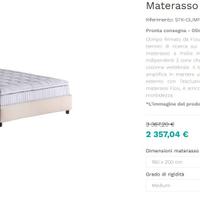 Materasso Flou adaptive top sense