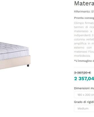 Materasso Flou adaptive top sense