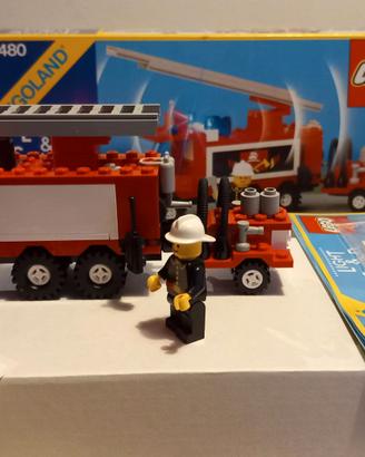 LEGO 6480 Fire Truck  (1986)-Come nuovo, completo!