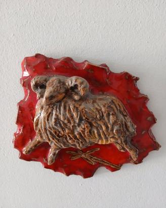 Placche in ceramica maiolicata e grès