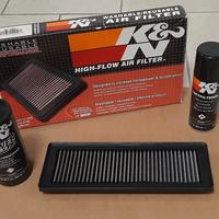 Filtro aria sportivo K&N fiat 500 1.2 benzina